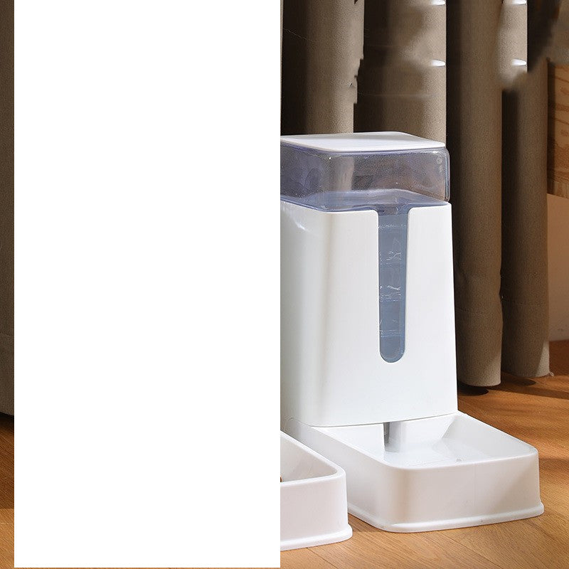 Automatic Pet Feeder & Water Dispenser – 3.5L Double Bowl, Food-Safe PP