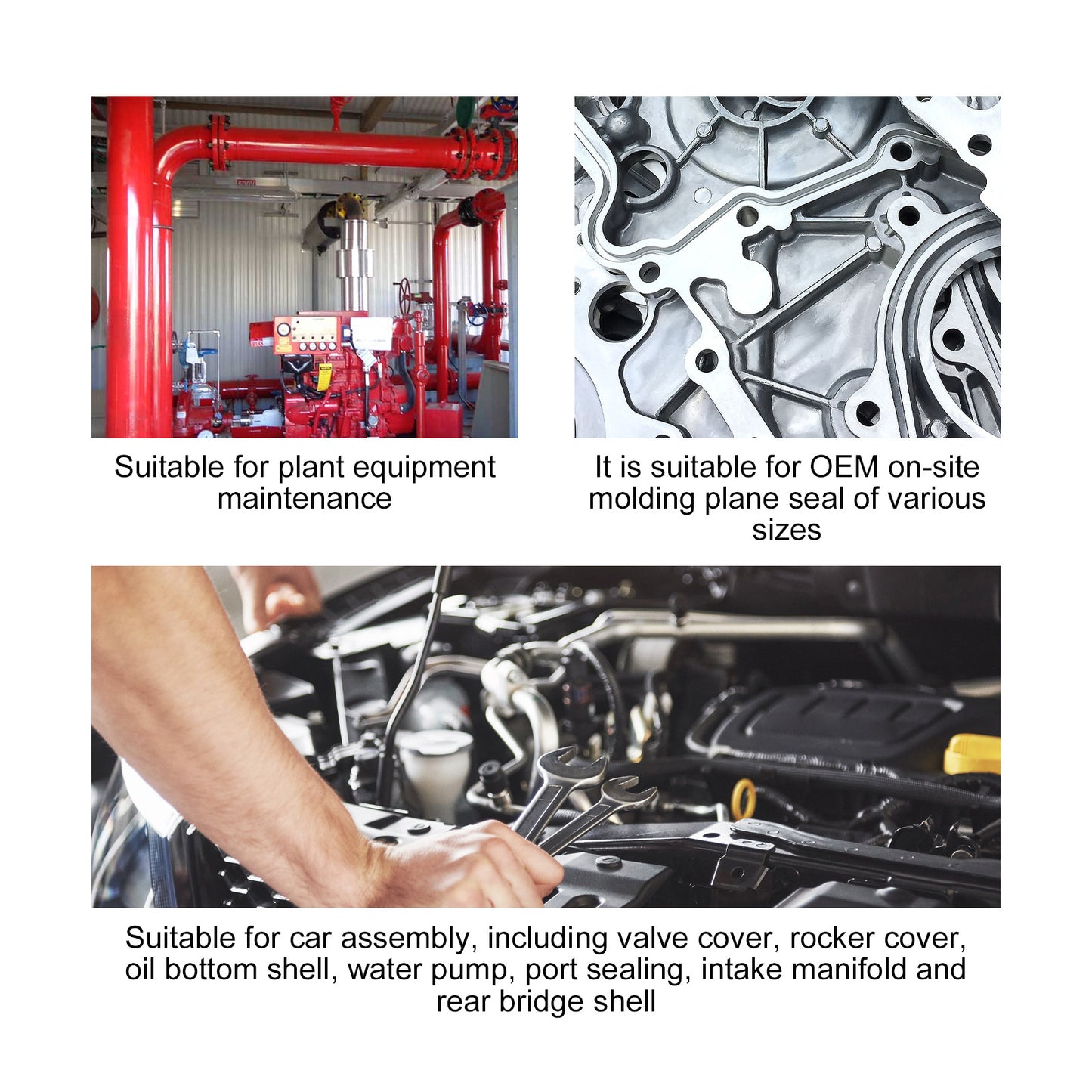 Auto Metal Fuel Tank Repair Sealant – High-Temp Silicone Bonding Glue (50ml)