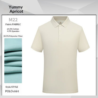 Women's Mercerized Cotton Polo Shirt – Slim Fit Short Sleeve