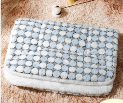 Double-Sided Pet Mat Blanket – All-Season Comfort for Cats & Dogs