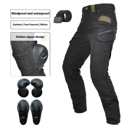 Men's Motorcycle Cycling Pants – Waterproof Windproof with Protective Gear