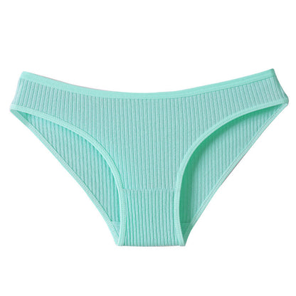 Women's Cotton Low-Rise Sports Briefs – Breathable & Antibacterial