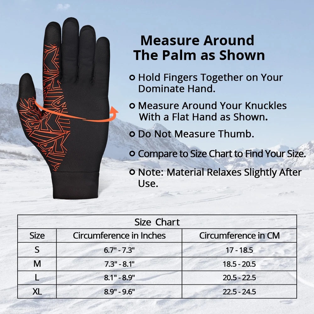 Winter Fishing Gloves – Touchscreen-Friendly, Anti-Slip, 4-Way Stretch Fleece (S-XL)