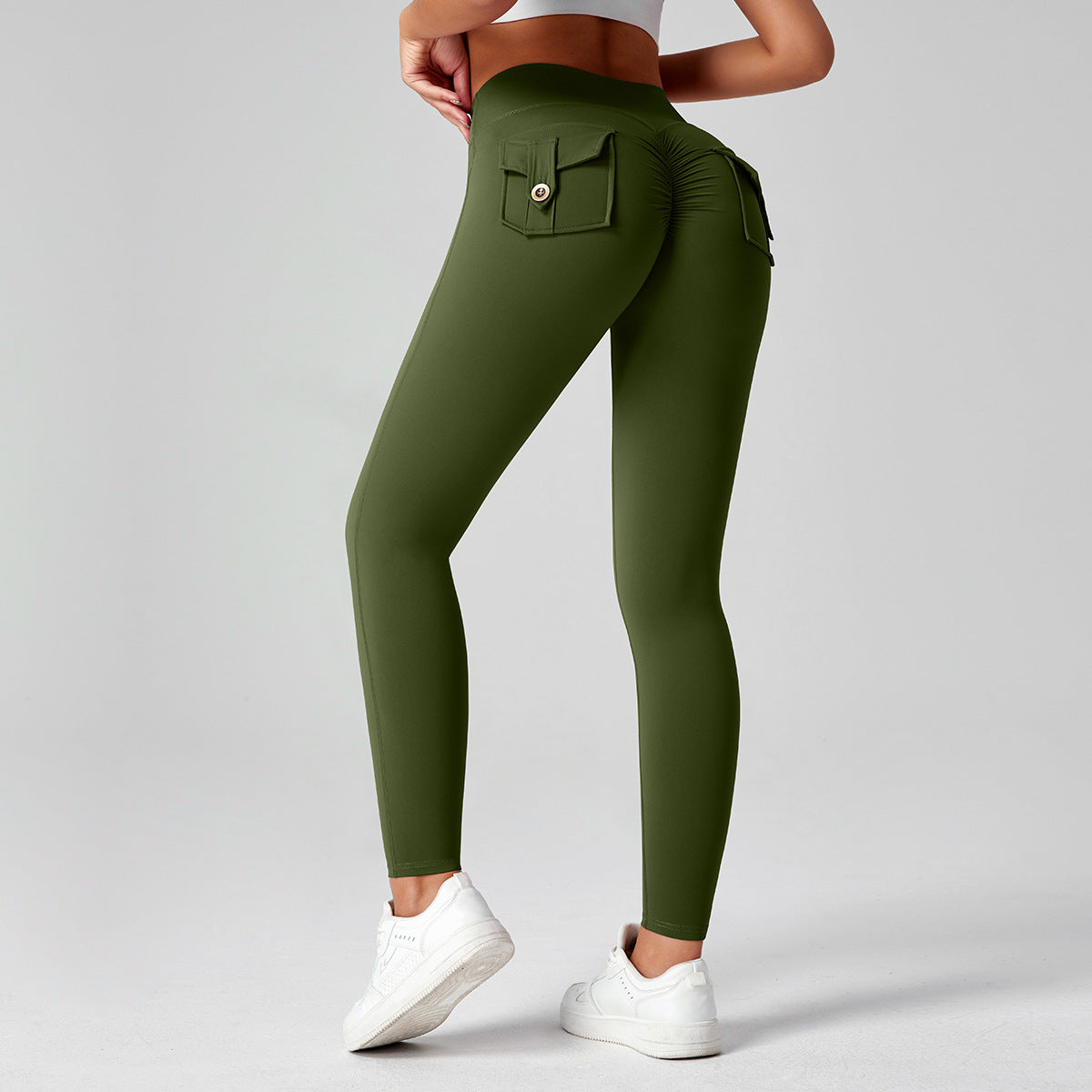 Women's High-Waist Butt-Lifting Yoga Workout Tights
