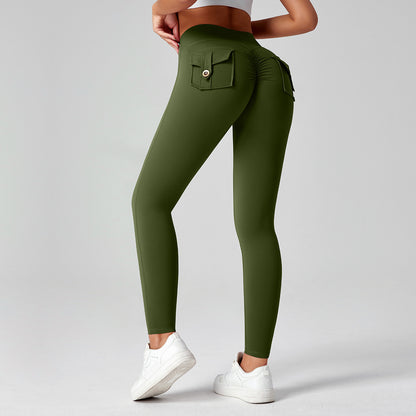 Women's High-Waist Butt-Lifting Yoga Workout Tights