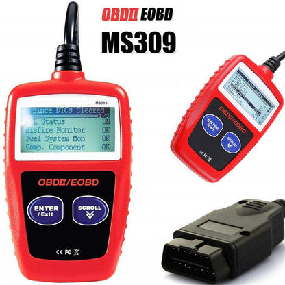 MS309 CAN OBD2 / EOBD Code Reader – Universal Check Engine Diagnostic Scanner (1996+ Vehicles)