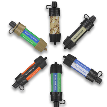 Survival Water Filter Straw – Portable Emergency Purifier, 5,000L Capacity, 0.01 Micron Filtration