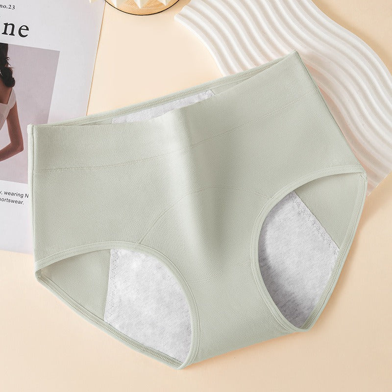 Women's Mid-Rise Cotton Period Panties – Leak-Proof Comfort