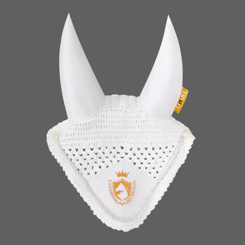 Horse Earmuffs – Mosquito & Insect Protection for Equestrian Use | 4 Colors