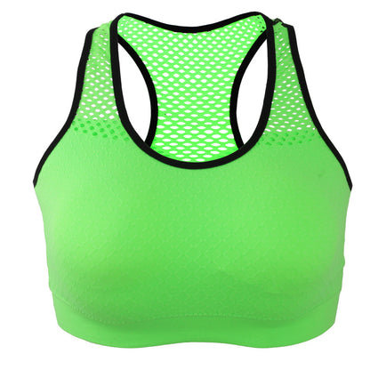 Women's Mesh Sports Bra – Quick-Dry Yoga & Running Vest