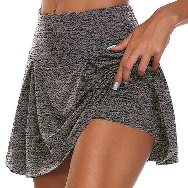 Women's Skirted Biker Shorts – Scrunch Butt Active Running & Cycling