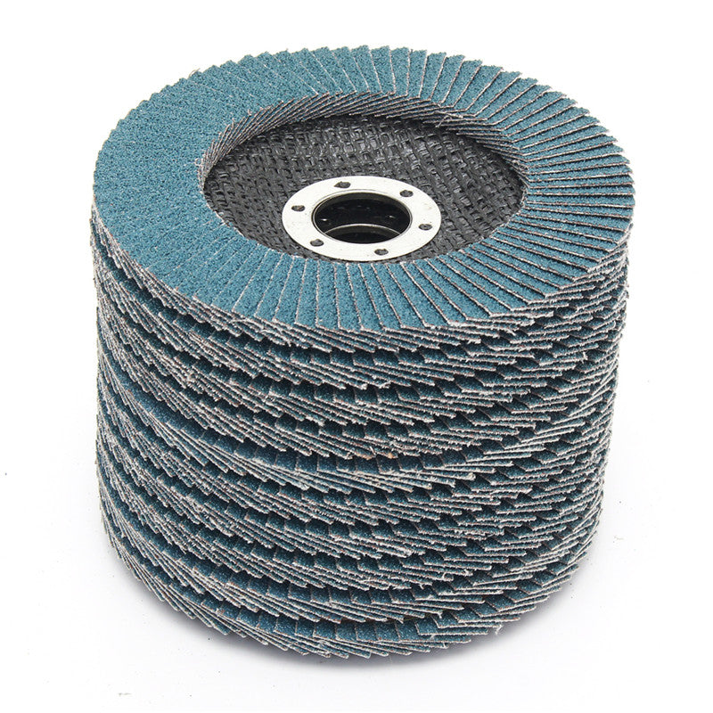 Zirconium Corundum Flap Disc 10-Pack – Heavy X-Class Cloth Base, 40 60 80 120 Grit