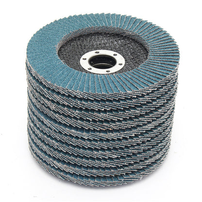 Zirconium Corundum Flap Disc 10-Pack – Heavy X-Class Cloth Base, 40 60 80 120 Grit
