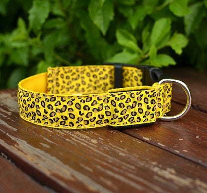 LED Light-Up Dog Collar – Adjustable Safety Collar for Night Walks