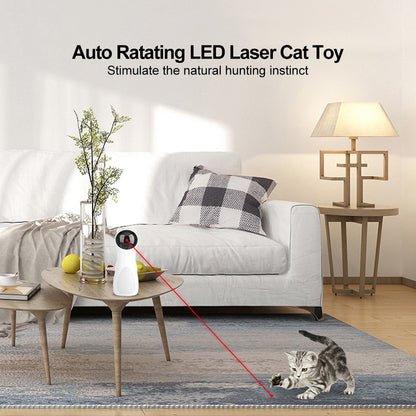 Automatic Bear Laser Cat Toy – LED Red Laser with Auto Timer