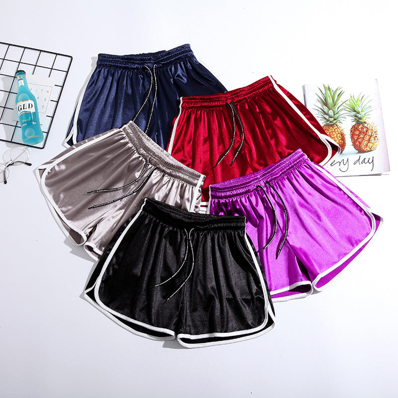 Women's Plus Size Loose Chiffon Shorts – Flowy Casual Style