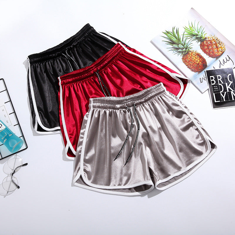 Women's Plus Size Loose Chiffon Shorts – Flowy Casual Style