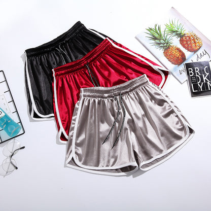 Women's Plus Size Loose Chiffon Shorts – Flowy Casual Style