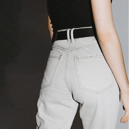 Women's High-Waisted Straight-Leg Casual Pants – S-L