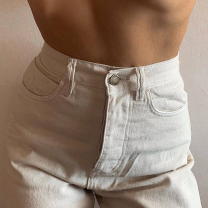 Women's High-Waisted Straight-Leg Casual Pants – S-L