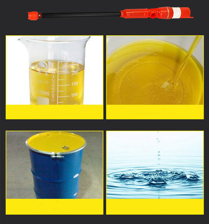 Portable Electric Fuel Transfer Pump – 12V/24V DC, 7-8L/min, 4.1m Wire for Diesel, Oil & Water
