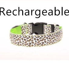 LED Light-Up Dog Collar – Adjustable Safety Collar for Night Walks