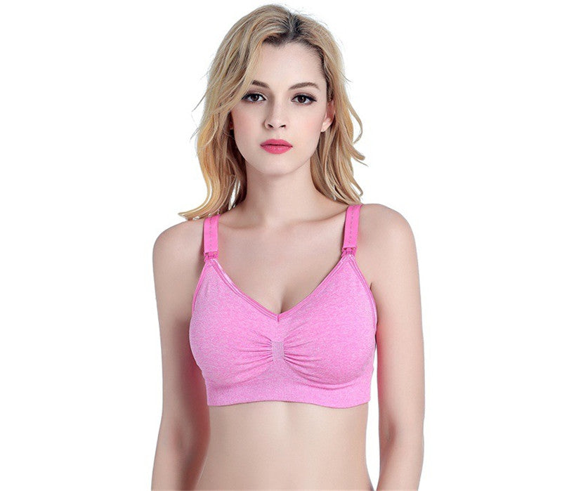 Women's Seamless Maternity Nursing Bra with Extenders – S to 2XL
