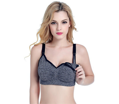 Women's Seamless Maternity Nursing Bra with Extenders – S to 2XL