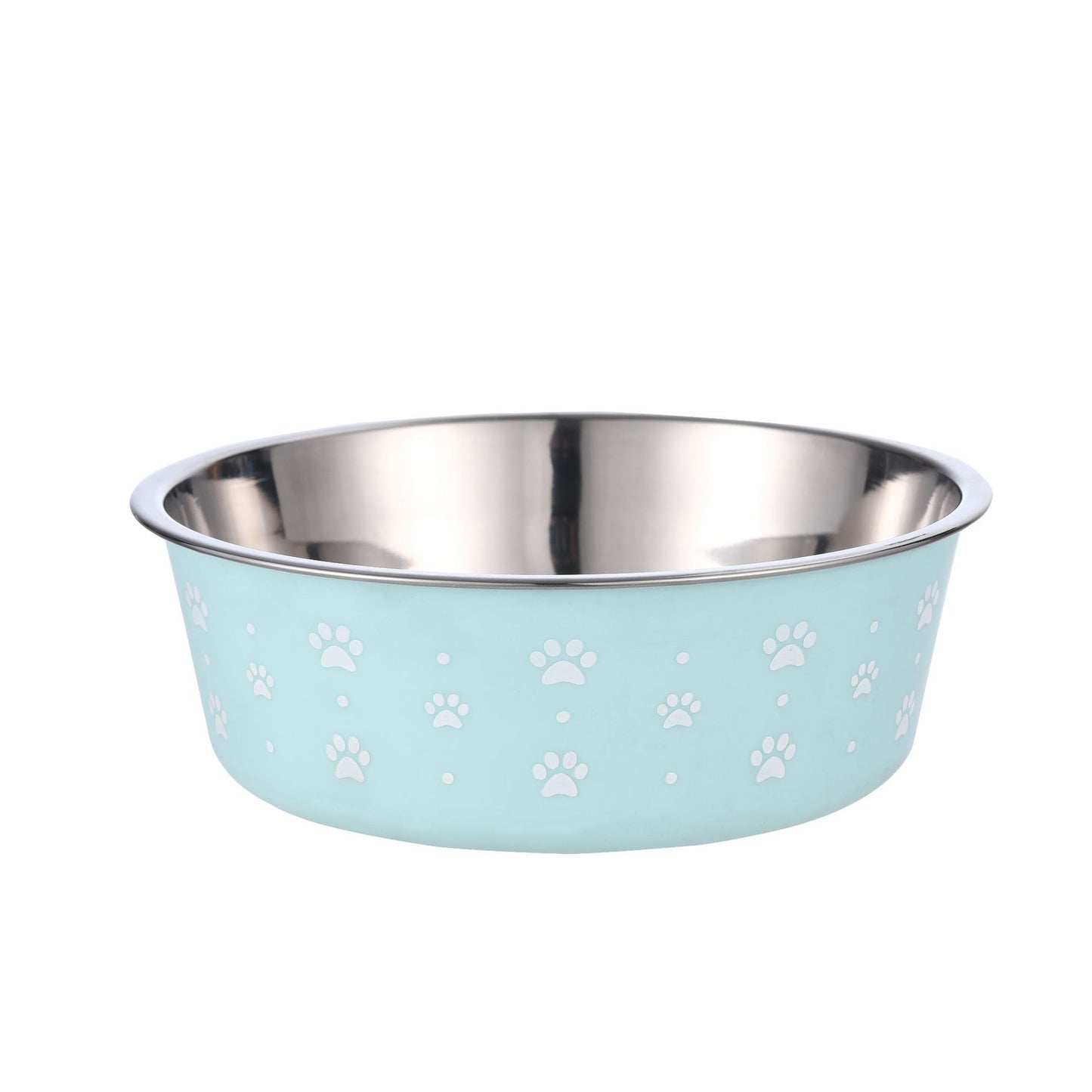 Stainless Steel Pet Food Bowl – PP + Steel, Multiple Sizes & Styles
