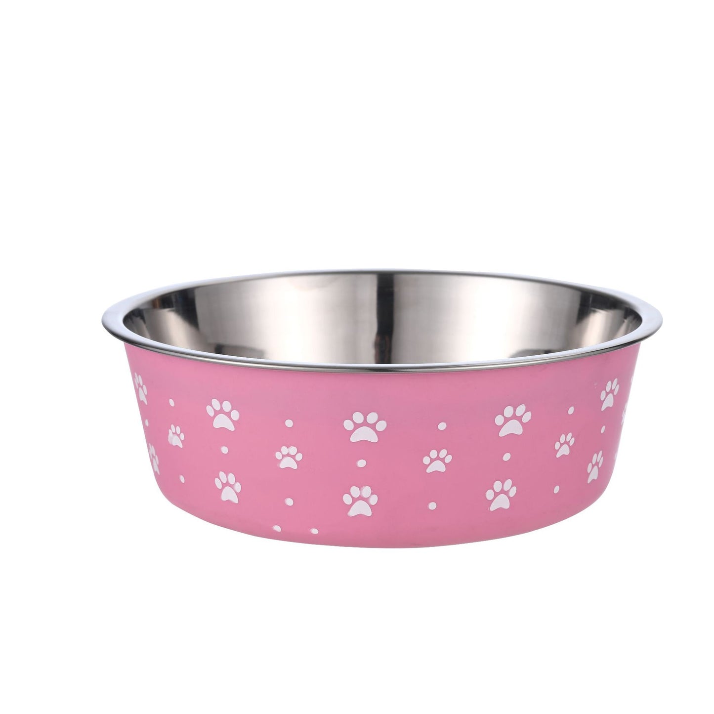 Stainless Steel Pet Food Bowl – PP + Steel, Multiple Sizes & Styles