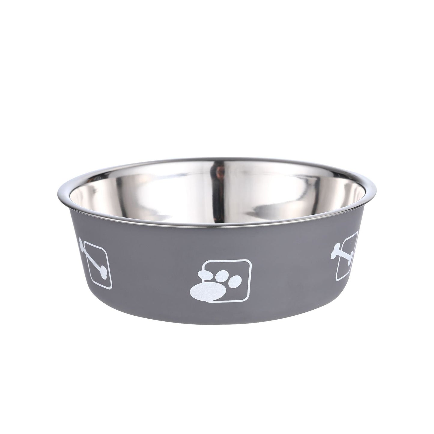 Stainless Steel Pet Food Bowl – PP + Steel, Multiple Sizes & Styles