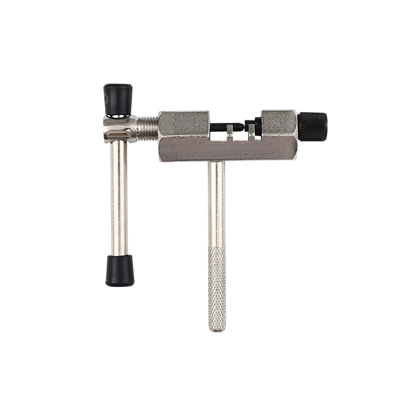 Bicycle Chain Breaker & Repair Tool – Universal 7-10 Speed Chain Remover (Silver)