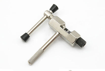 Bicycle Chain Breaker & Repair Tool – Universal 7-10 Speed Chain Remover (Silver)