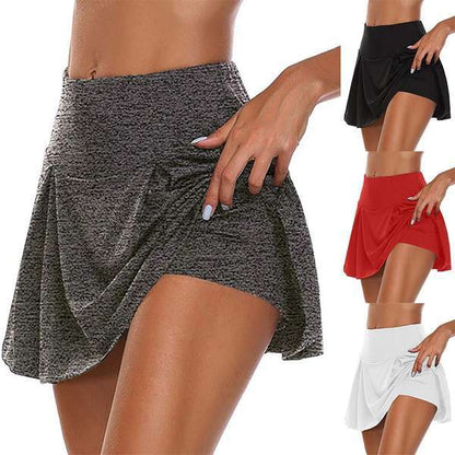 Women's Skirted Biker Shorts – Scrunch Butt Active Running & Cycling