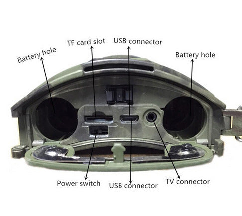 Hunting Trail Camera – 12MP, 24 IR LEDs, IP66 Waterproof, 20m Night Vision & 0.5s Trigger