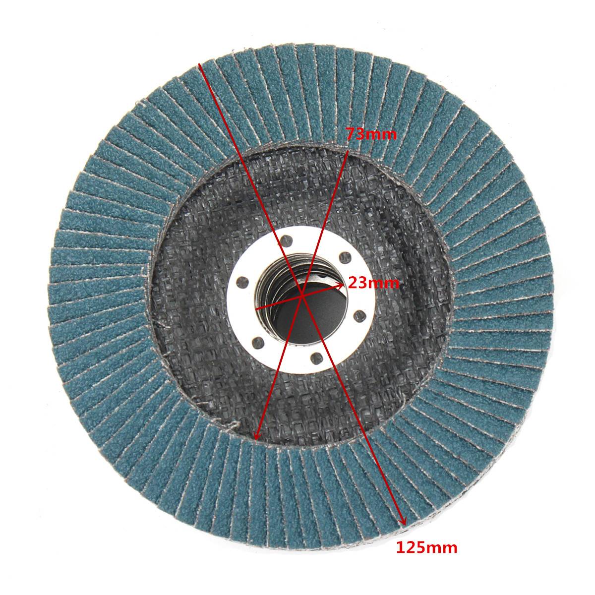 Zirconium Corundum Flap Disc 10-Pack – Heavy X-Class Cloth Base, 40 60 80 120 Grit