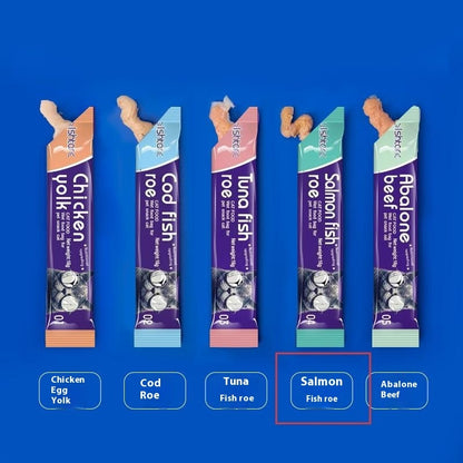 Nutritious Cat Strips – Wet Treat Snacks | 9 Flavors | 16g per Strip