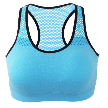 Women's Mesh Sports Bra – Quick-Dry Yoga & Running Vest