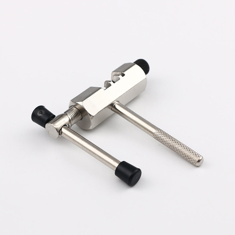 Bicycle Chain Breaker & Repair Tool – Universal 7-10 Speed Chain Remover (Silver)