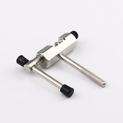 Bicycle Chain Breaker & Repair Tool – Universal 7-10 Speed Chain Remover (Silver)
