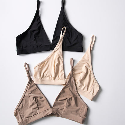 Women's Low-Cut Open-Back Wireless Bra | No Pad