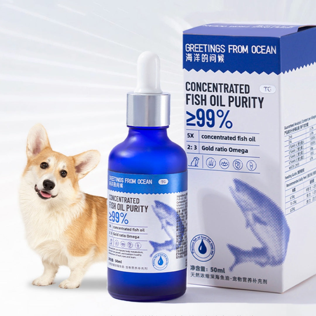 Deep Sea Fish Oil Supplement for Dogs & Cats
