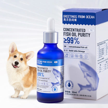 Deep Sea Fish Oil Supplement for Dogs & Cats