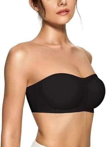 Women's Strapless Multiway Bra – Memory Foam Push-Up, Wireless S-XL