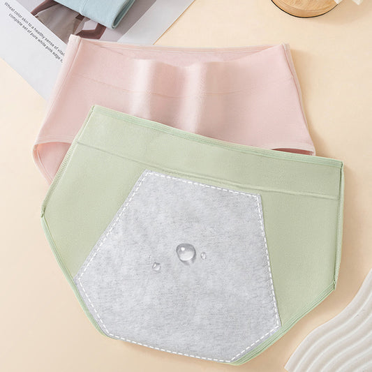 Women's Mid-Rise Cotton Period Panties – Leak-Proof Comfort