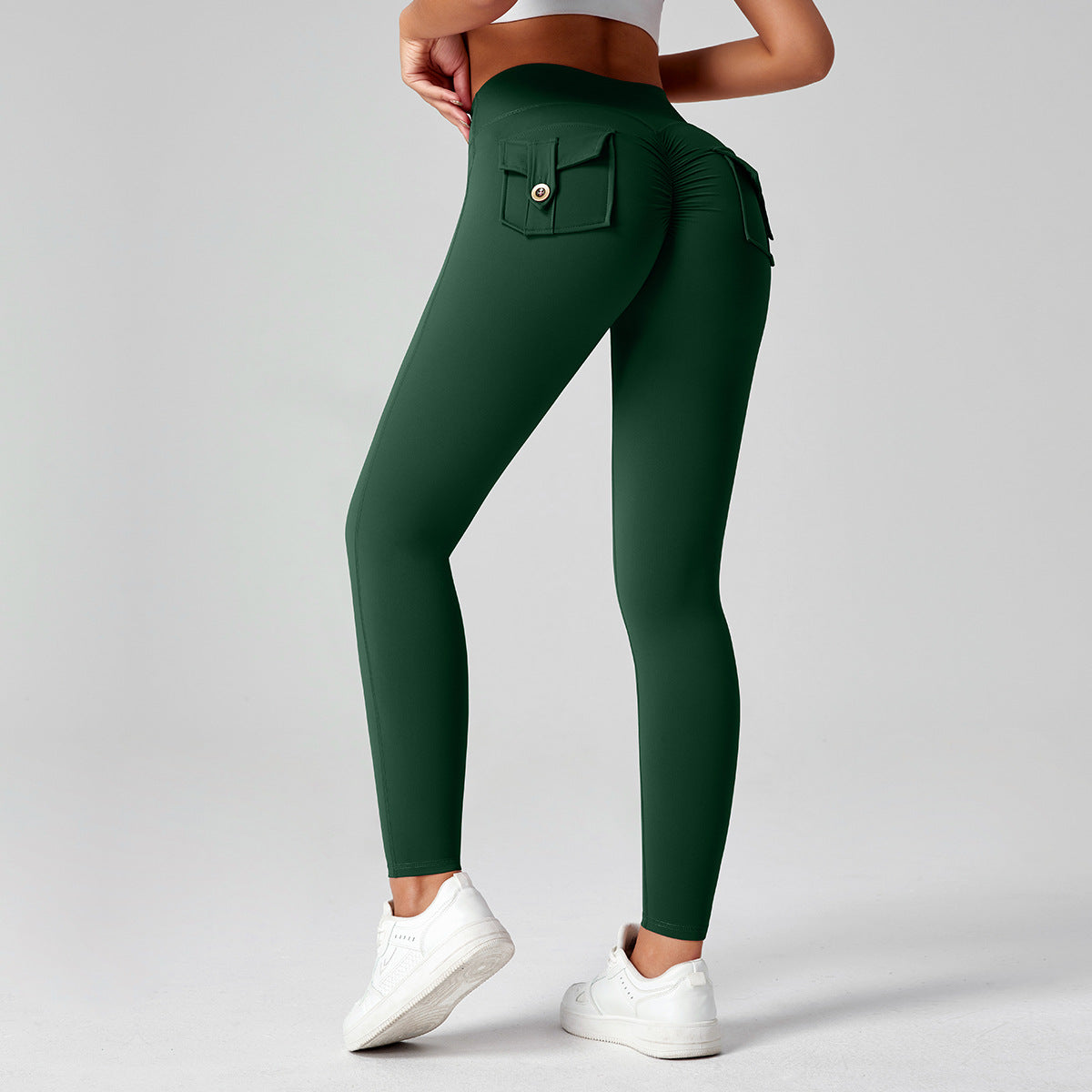 Women's High-Waist Butt-Lifting Yoga Workout Tights