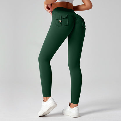 Women's High-Waist Butt-Lifting Yoga Workout Tights