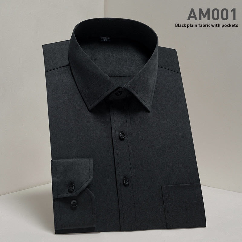 Men's Wrinkle-Free Long Sleeve Dress Shirt