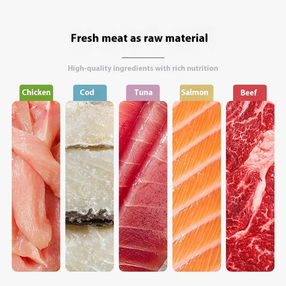 Nutritious Cat Strips – Wet Treat Snacks | 9 Flavors | 16g per Strip