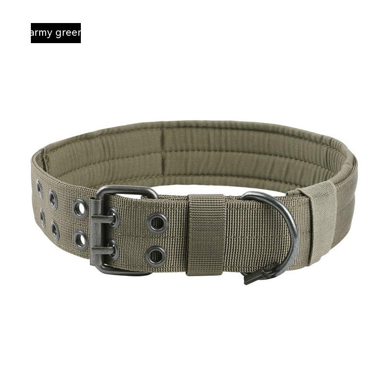 Tactical Nylon Dog Collar – Outdoor & Training | M, L, XL